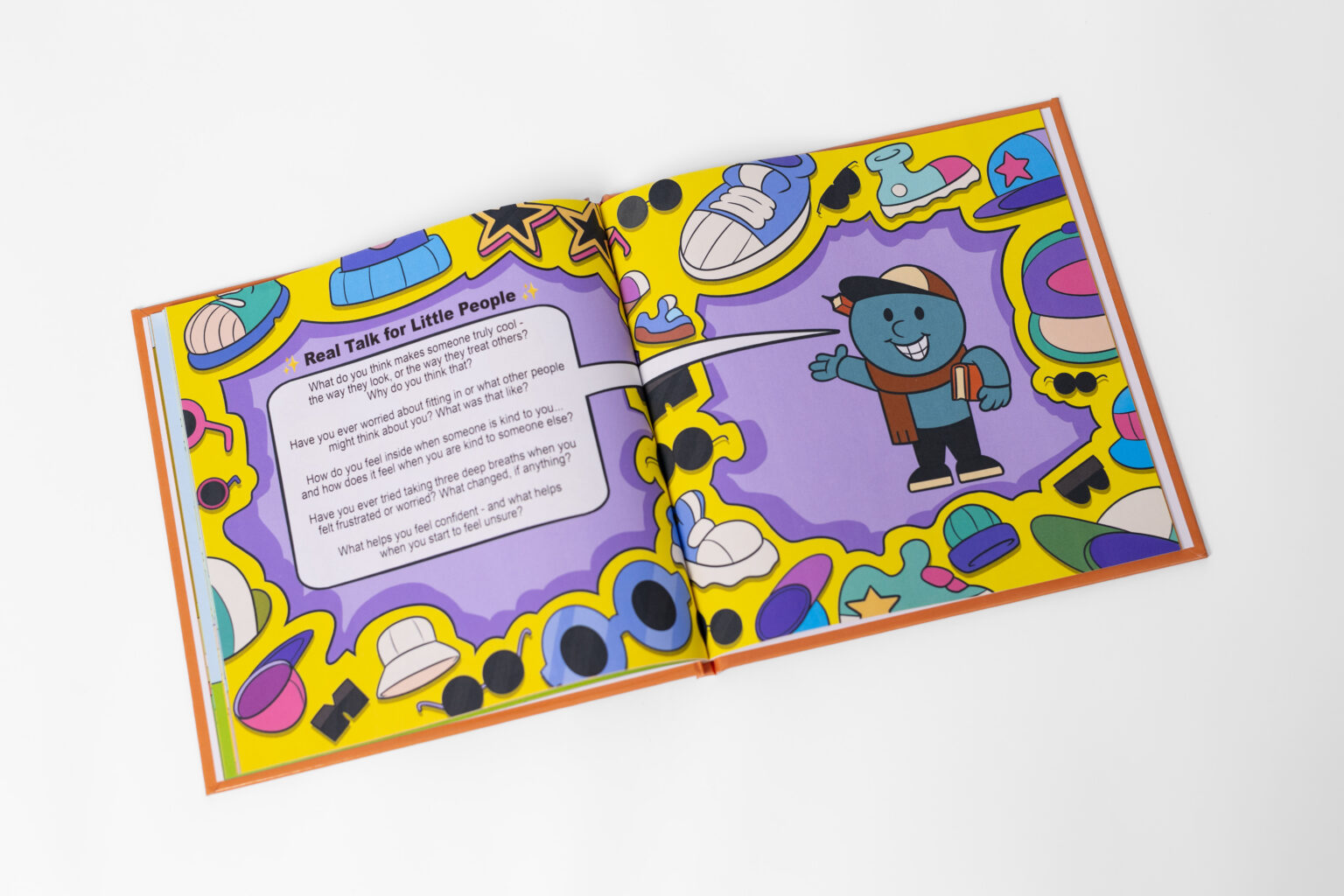 Mr Flex Real Talk for Little People Section at the back of the book